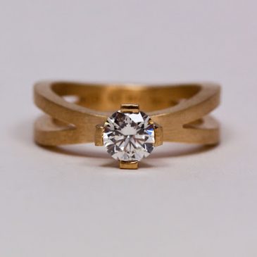 Ringen med den vackra etiska diamanten! Ring with beautiful ethical diamond!