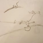 En nästan 20 år gammal skiss av samma form.